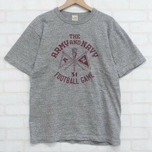 5T8420【クリックポスト対応】 バズリクソンズ ARMY AND NAVY FOOTBALL GAME 半袖スラブヤーンTシャツ BUZZRICKSON