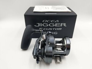 (管79874)美品 Shimano シマノ 19 オシアジガー Fカスタム 1500HG ベイトリール オフショア ジギング スロージギング 青物