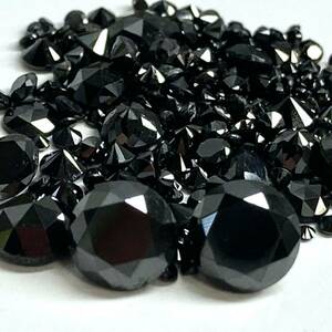 ［天然ブラックダイヤモンドおまとめ］M 10ct 裸石 宝石 diamond jewelry ジュエリー black ③