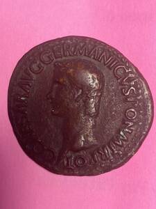 古代ローマ　アス銅貨　ガイウス　カリギュラ　37-41 9.61g 極美品　