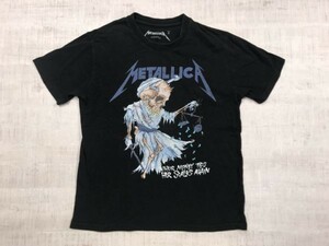 2017年製 メタリカ METALLICA オフィシャル公式 Pushead パスヘッド 半袖Tシャツ バンドT メンズ メタル バンド ロック S 黒