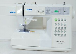 【R1-452】 JUKI THE MISIN HZL-7900 ジューキ コンピューター ミシン ザ ミシン 家庭用 裁縫 ハンドクラフト ケース付 動作OK 「K470」