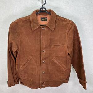 テンダーロイン ディアスキンジャケット C ブラウン サイズ S tenderloin DEER SKIN JKT C BROWN size S 11aw 渋谷店 新品 未使用保管品