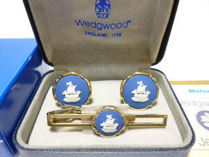 ウェッジウッド　Wedgwood　タイピン＆カフス　極美品！！