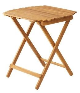 テーブル 机 フォールディングハイテーブル NX-532 サイドテーブル おしゃれ 天然木 木製 折りたたみ式 アウトドア キャンプ BBQ 多目的
