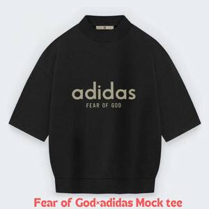 Fear of God フィアオブゴット FEAR OF GOD x adidas Heavy Jersey 3/4 Mock Tee 　Lサイズ