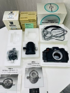 UWA(9419-9420)Nikon　NIKONOS　IV-A　水中カメラ　Nikkor80ｍｍ1：4　Nikkor35ｍｍ1：2.5