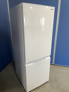 【極美品】SHARP 2ドア冷蔵庫 SJ-D18H-W 2022年製 通電確認済み 179L つけかえどっちもドア/LED照明/ナノ低温脱臭触媒/フレッシュ野菜ケ-ス