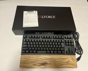  REALFORCE R3S キーボード 有線 テンキーレス 変荷重 日本語配列 ブラック R3SC12 と FILCO ウッドリストレスト Mサイズ