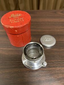 ジャンク品Leica Summar 5cm 1:2 ライカ ズマール Germany ドイツ製