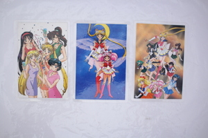 《美少女戦士セーラームーン祭》ラミネートカード３枚　正規品です