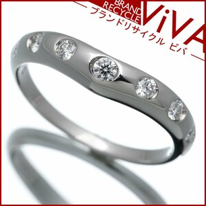 ブルガリ コロナ ダイヤモンド 7P リング 指輪 Pt950 プラチナ 10号 美品 新品仕上げ済 ギャランティあり ゆうパケット対応可能 送料300円