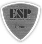 ギターピック 10枚 セット イーエスピー PD-HL10 SILVER ヘアライン トライアングル型 ESP