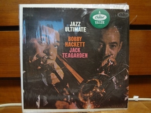 Bobby Hackett & Jack Teagarden ボビー・ハケット & ジャック・ティーガーデン Jazz Ultimate US盤 LP レコード ジャズ SM-933