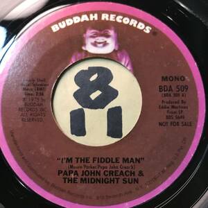 試聴 PAPA JOHN CREACH & THE MIDNIGHT SUN JOYCE (SHORT VERSION) / I’M THE FIDDLE MAN 両面NM 