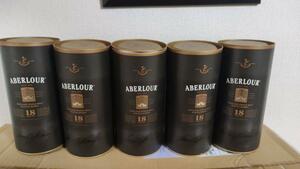 アベラワー 18年 ABERLOUR 未開封 箱付き ウイスキー 5本セット