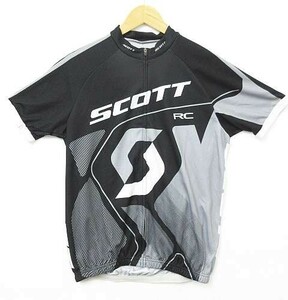 【新品】レプリカ SCOTT サイクリングユニフォーム サイクリングジャージ ジップアップ ユニフォーム 自転車 L ■管L18014SSA