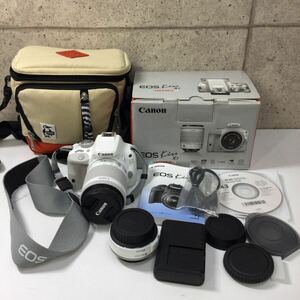 ◎【Canon/キヤノン】EOS kiss X7 デジタルカメラ 箱付き 2013年製 バッグ付き 付属品有り 動作品 ホワイト 40mmレンズ 説明書付き 白