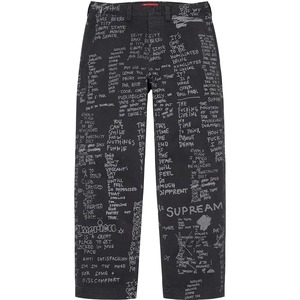 新品未開封 Supreme Gonz Poems Chino Pant Black 黒 23SS チノパンツ