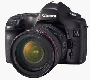 Canon デジタル一眼レフカメラ EOS5D EF 24-105mm F4L IS USM レンズキット(中古品)