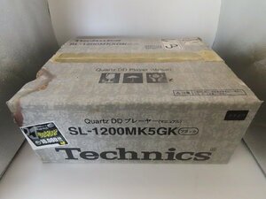 ○Y17/Technics SL-1200MK5GK テクニクス Quartz DDプレイヤー/ターンテーブル/未使用/1円～/