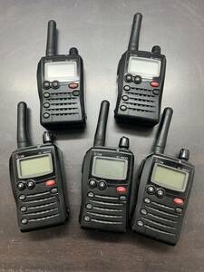 ★動作未確認★現状品★ICOM アイコム 20ch+中継27ch 特定小電力機 IC-4077 5台セット