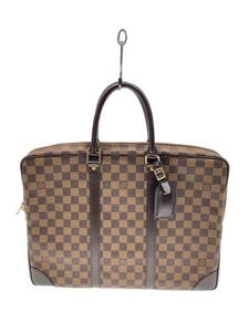 LOUIS VUITTON◆ブリーフケース/PVC/BRW