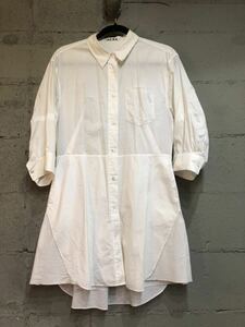 ACNE STUDIOS アクネストゥディオズ シャツワンピース ロングシャツ WHITE size36