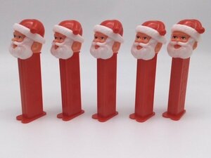 送料無料 PEZ ペッツ ディスペンサー サンタクロース お得な5個セット ルーズ品 クリスマス