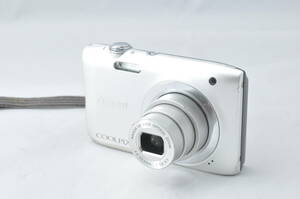【送料無料 ジャンク】 Nikon ニコン コンパクトデジタルカメラ COOLPIX A100 クールピクス シルバー #A24504