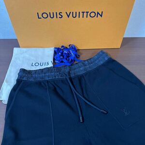 【未使用品】LOUIS VUITTON ルイヴィトン 現行品 モノグラム ナイロン ハイブリッド ジョギングパンツ スウェットパンツ size L