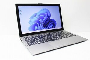 1円スタート ノートパソコン Windows11 2in1PC VAIO ProPA VJPA11C11N 第8世代 Core i5 SSD256GB メモリ8GB カメラ タブレットPC