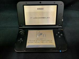 ★ニンテンドー3DS LL 本体　レッド×ブラック　Used プラカバー付き