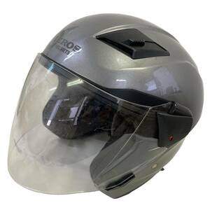 【即決】 ZEROS ゼロス ジェットヘルメット RK-2 レッドバロン 銀色系 シルバー系 XLサイズ　6082-100