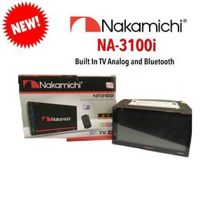 ■USA Audio■ナカミチNakamichi NA3100i ●Bluetooth内蔵/TV内蔵(アナログ）/DVD/CD/SD/USB/AM/FM/MP3/AUX-IN ●保証付●税込