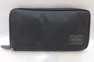 PORTER ポーター CORDURA ラウンドファスナー長財布 ブラック系 財布