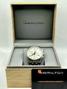 【美品】 ハミルトン HAMILTON ジャズマスター　クロノグラフ　H325961 自動巻き　腕時計