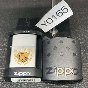 ZIPPO 未使用　Las Vegas　ラスベガス　ドランプ　CASINO　CANNED BOTTOM　オイルオイルライター　ジッポー　2002年製 化粧箱有り Y0165