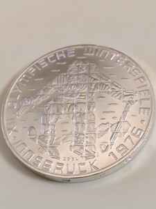 オーストリア 1975 100シリング銀貨 Olympics Wintergames Innsbruck