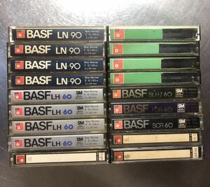 カセットテープ　ノーマル　18本セット ・BASF C-60 ・LN-90 ・LH-60 ・FCR 60 ・SCR 60 ・SLHⅠ 60 ・chromdioxid super 60