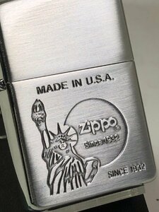 2001年 Zippo ニューヨーク 自由の女神#200SS シルバー 銀 Silver 新品（1）