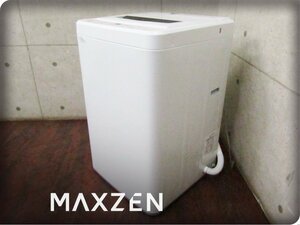 ■展示品■未使用品■MAXZEN/マクスゼン■全自動洗濯機■標準洗濯・脱水容量6.0kg■風乾燥機能■2023年製■JW60WPO1■kdnn2307k