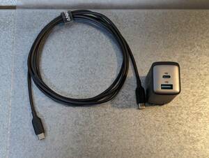 Anker 725 Charger ブラック USB-PDケーブル(60W)付き