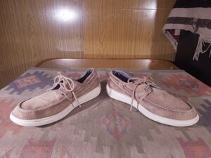 ★■SKECHERSスケッチャーズ■キャンバスモカシンシューズ茶US9■27cm