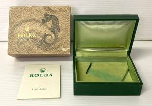 ★☆42 超レア 純正 ROLEX ロレックス タツノオトシゴ アンティーク 時計ケース 箱 外箱シール有 1972年冊子付き BOX☆★