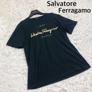 Ferragamo フェラガモ Tシャツ 半袖 ブラック L