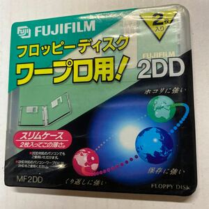 Fujifilm 2DD フロッピーディスク ワープロ用 MF2DD MF2DD NG2T （2枚組）　年代物