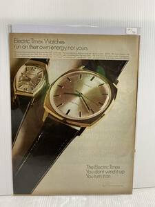 1967年6月9日号LIFE誌広告切り抜き【TIMEX タイメックス/腕時計】アメリカ買い付け品60sビンテージファッションUSAインテリア