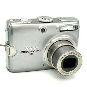 HY1514■【シャッター・フラッシュOK】Nikon ニコン COOLPIX クールピクス P4 VR CAMERA カメラ デジタルカメラ コンパクト