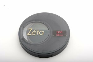 【良品】 Kenko NDフィルター Zeta ND8 58mm 光量調節用 335840 #2539